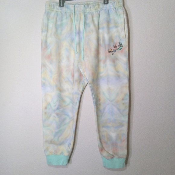 Nike pastel tie dye sweatsuit matching set. Unique alien embroidered design 2XL - Picture 5 of 15